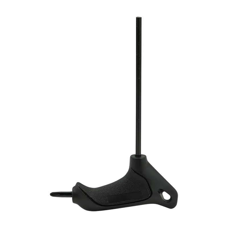 Kuuskantvõti 4mm kruvikeerajaga must