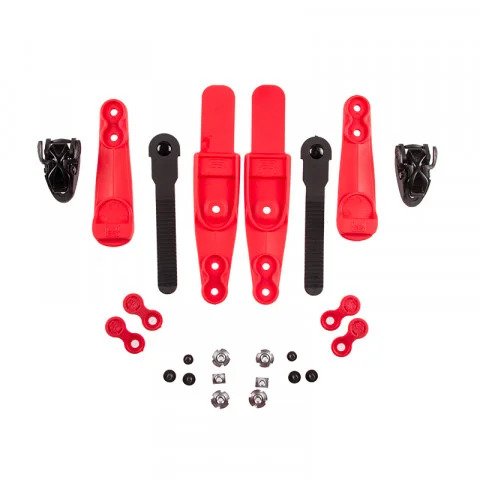 Alumine hammasklamber pingutiga FR spider punane