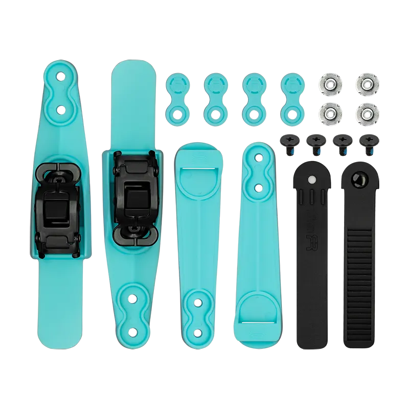 Alumine hammasklamber pingutiga FR logo helesinine