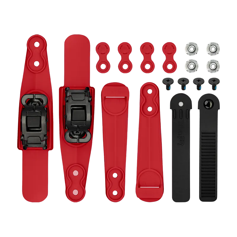 Alumine hammasklamber pingutiga FR logo punane