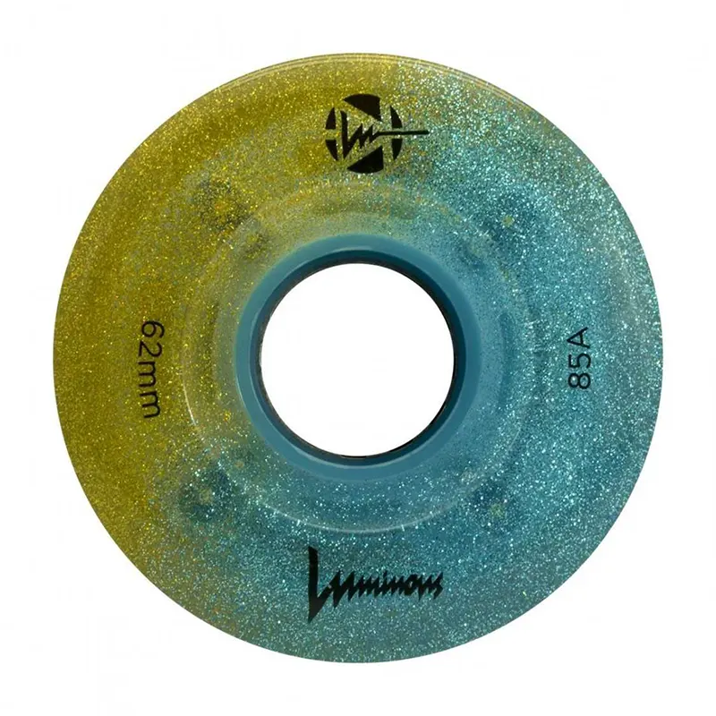 Rulluisuratas Luminous QUAD Glitter kollane-sinine