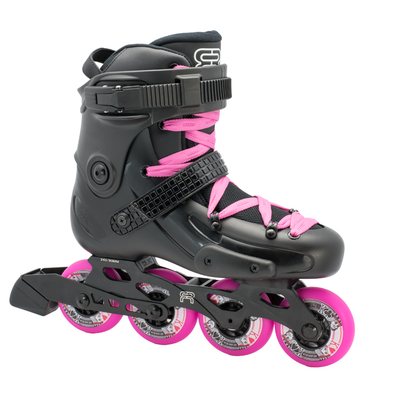 Rulluisud FRW 80 must-roosa