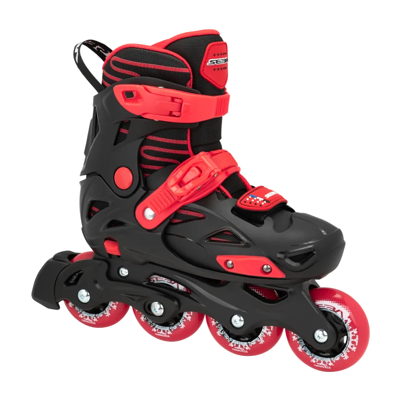 Rulluisud STJ must-punane