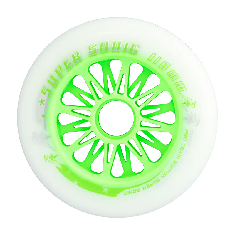 Rulluisuratas Supersonic valge-roheline