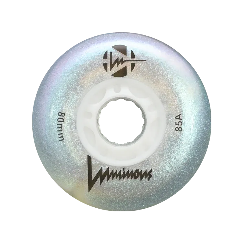 Rulluisuratas Luminous Glitter pärlvalge