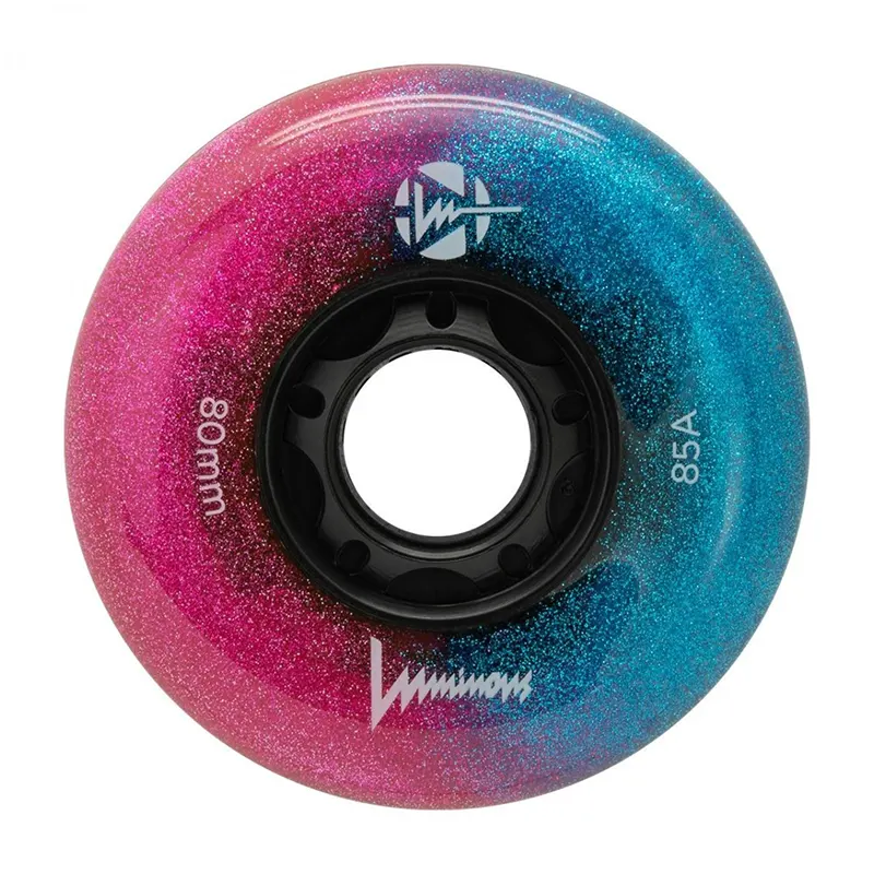 Rulluisuratas Luminous Glitter roosa-sinine