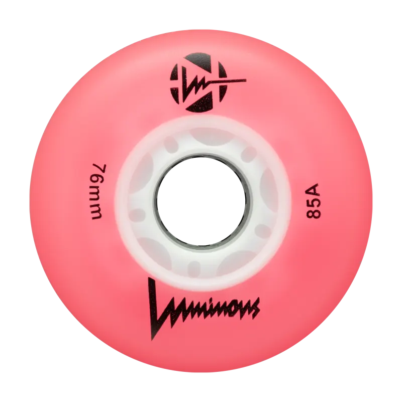 Rulluisuratas Luminous LED roosa