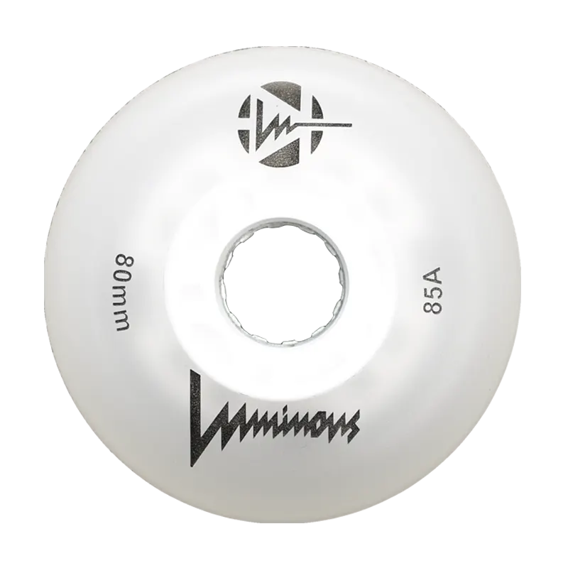 Rulluisuratas Luminous LED valge 80mm