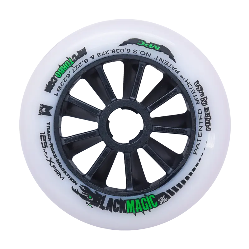 Rulluisuratas Black Magic X Firm valge-must